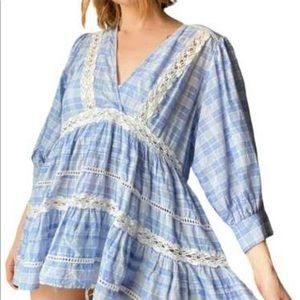 Free People Plaid Blouse/Dress